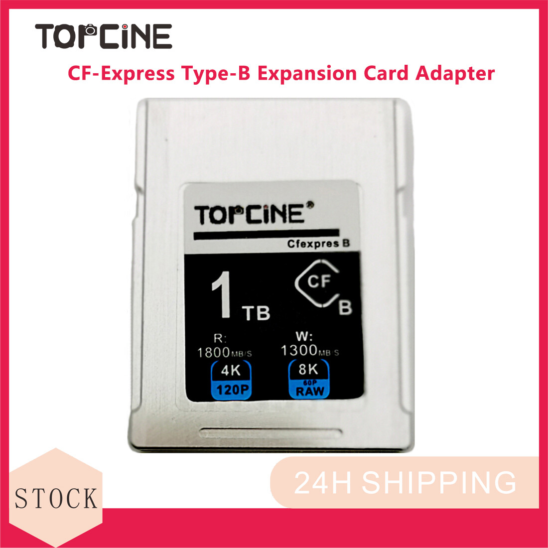 Topcine cfexpress type b card to nvme m.2 2230 ssd adapter compatible with nikon z6 z7 z9 canon r5 r5c panasonic gh6 s1h（ssd is not included)