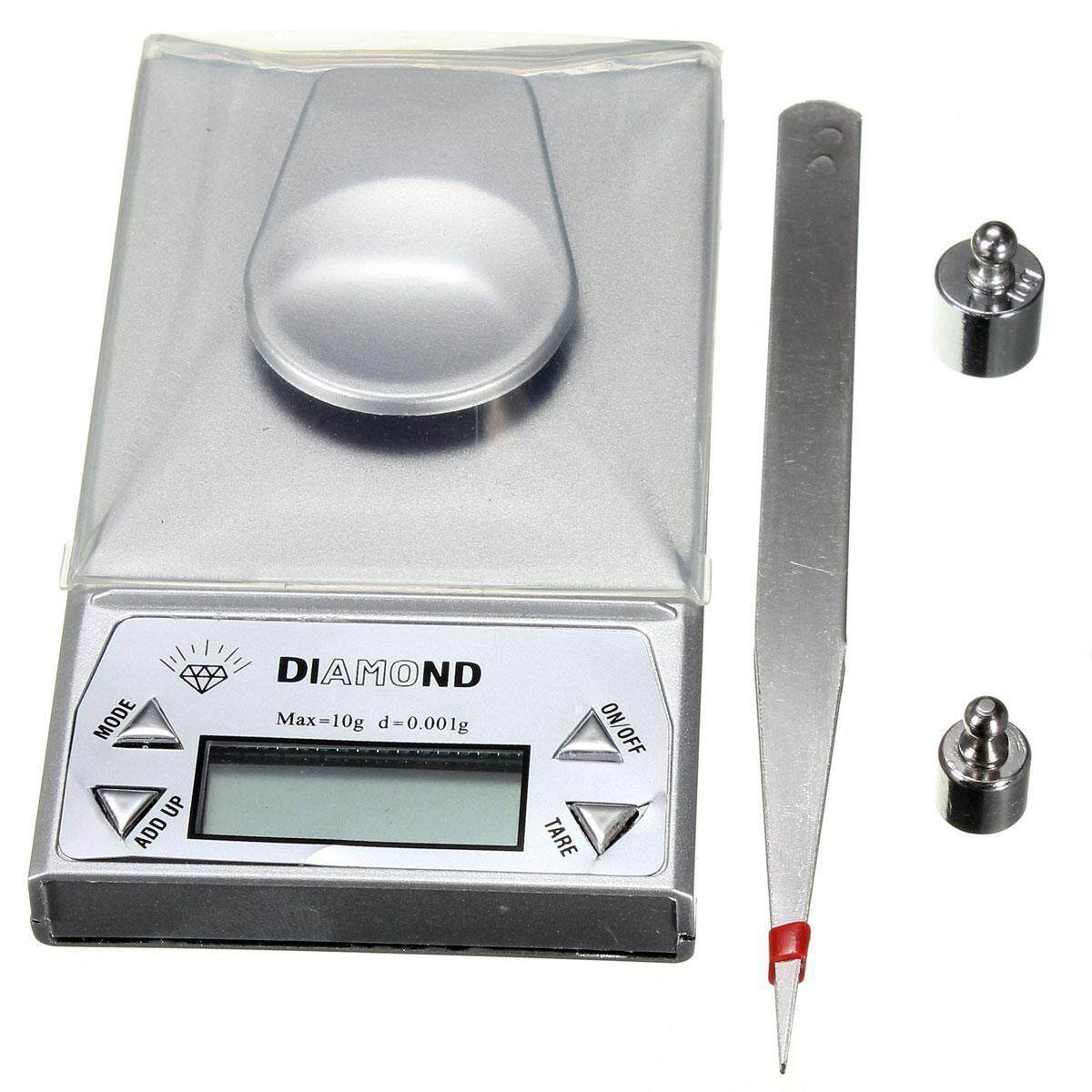 10g/0.001g Milligram Precision Digital Jewelry Diamond Scale Weight Balance Gram