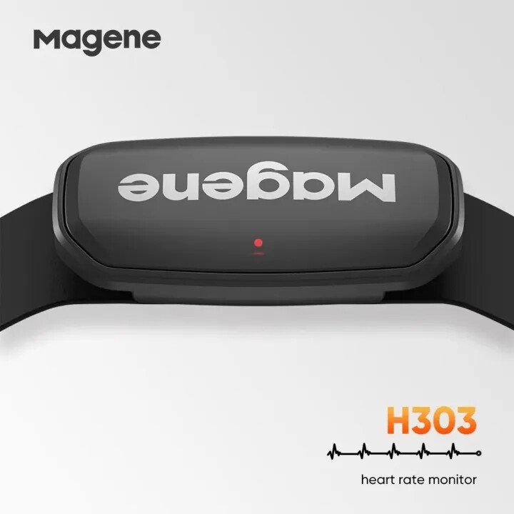 Magene h303 cảm biến nhịp tim bluetooth ant nâng cấp h64 thiết bị theo dõi nhịp tim với máy tính dây đeo ngực chế độ kép xe đạp thể thao mới dải băng