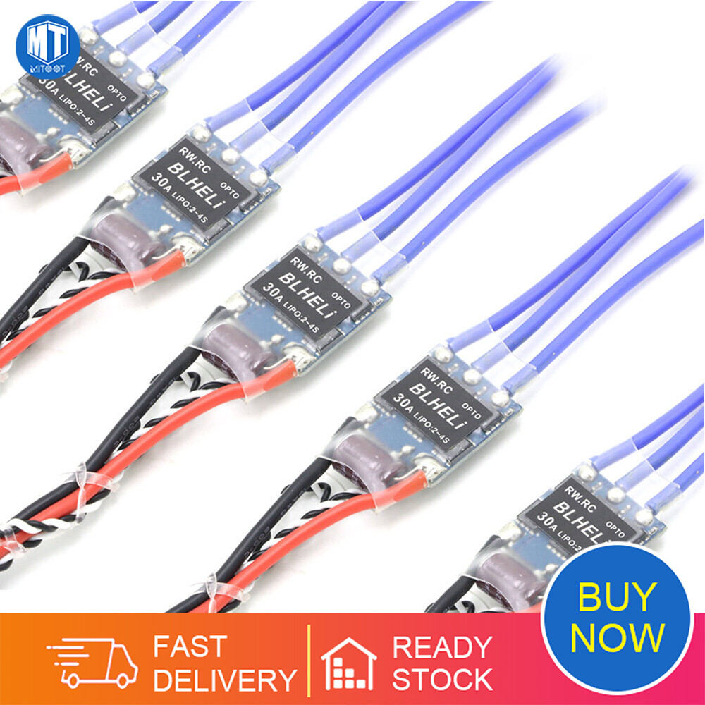 Mr.rc 16a / 20a / 30a mini simonk blheli esc opto 20-499hz 18khz pwm 2-4s cho qav250 trực thăng multicopter điều khiển từ xa