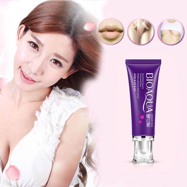 Image result for Bioaqua Pink Cherry Lip Private Part Nipple Bleaching Whitening Pinkish Cream