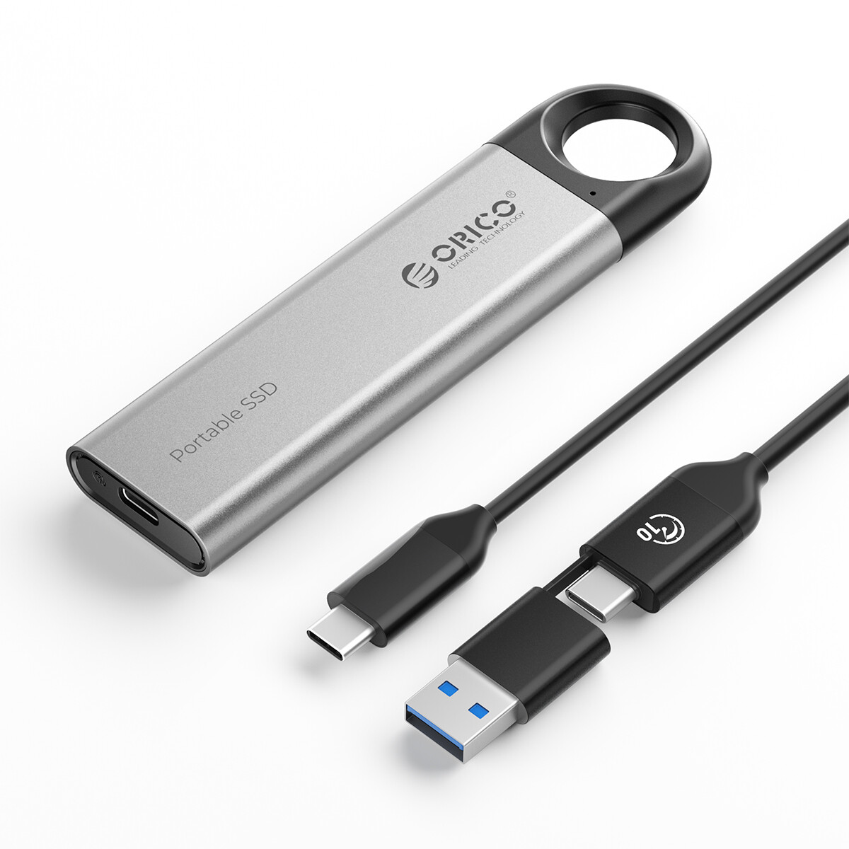 Orico 1000 MB/giây Cực Xách Tay SSD USB 3.2 Gen2 Kim Loại Cơ Thể Loại-C 1Tb/2Tb PSD Cho Máy Tính Xác