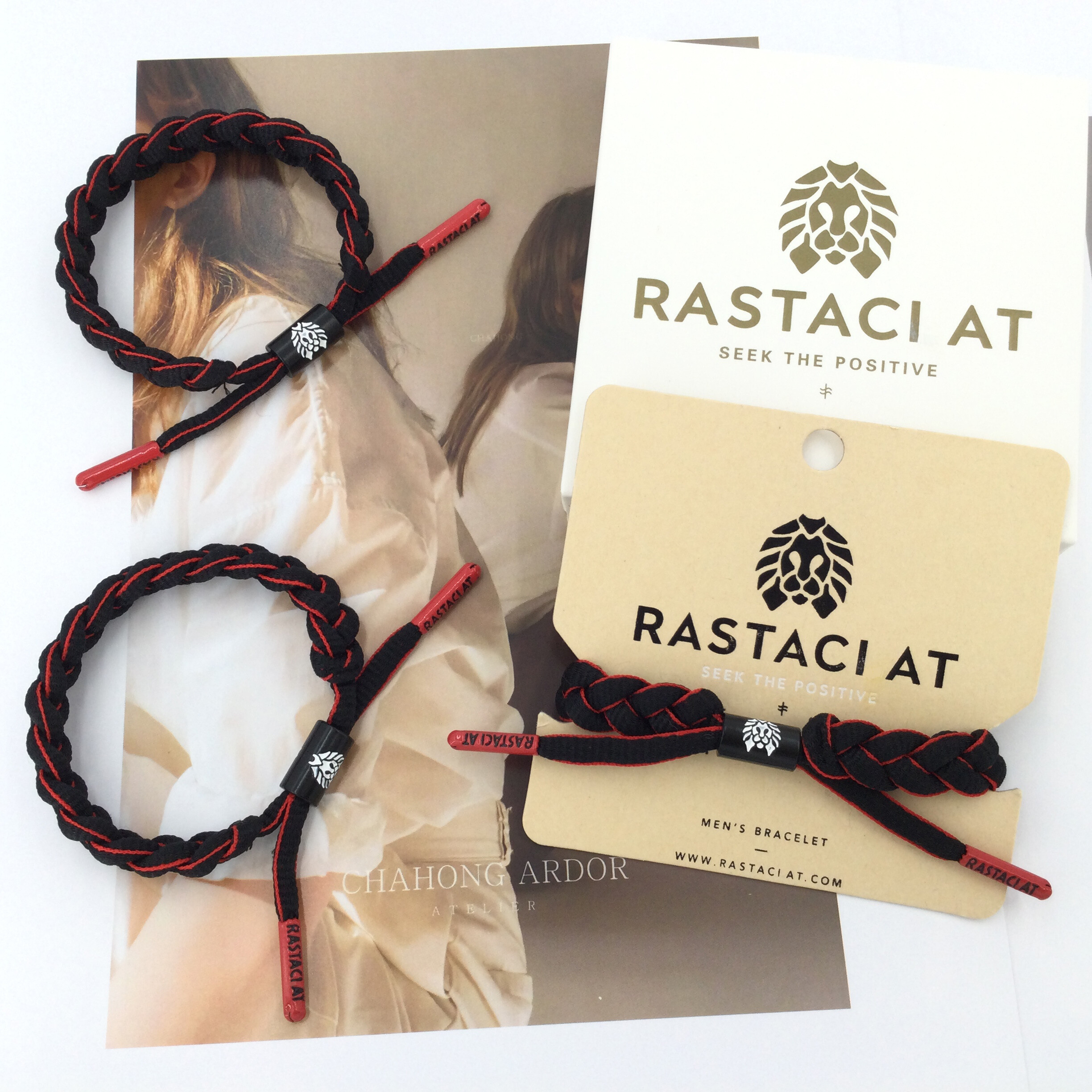 RASTAClAT Vòng đeo tay với hộp cấm loạt Rastaclat Vòng đeo tay vòng đeo tay dây bện thời trang Quà Tặng thương hiệu theo xu hướng Vòng đeo tay