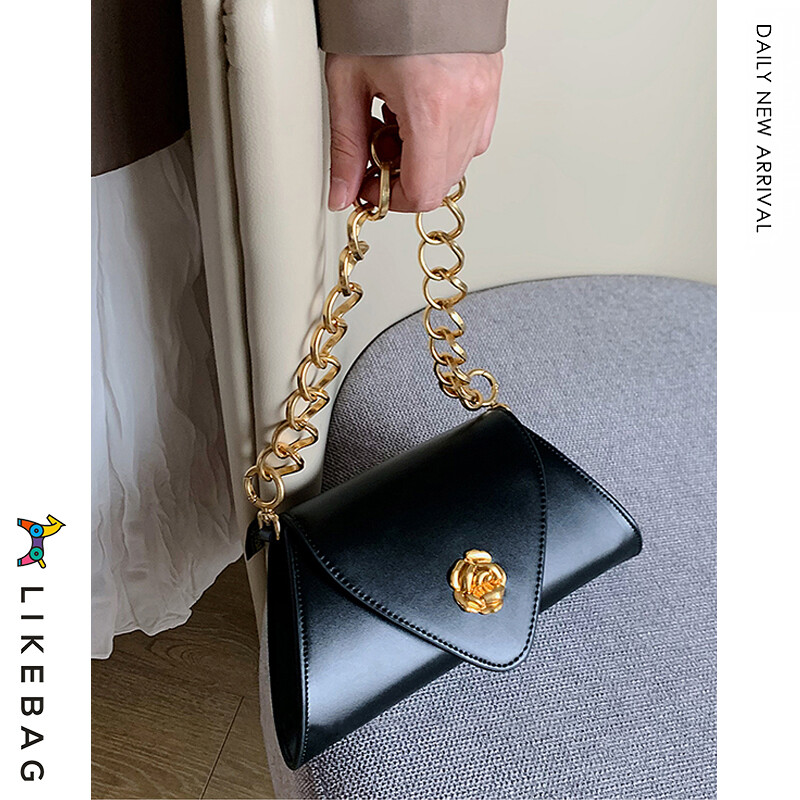 Likebag túi đeo vai màu trơn túi đeo chéo thường ngày cho nữ