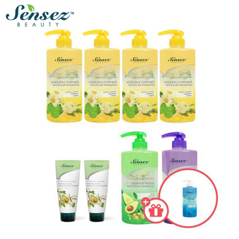 Gambar Sensez Beauty Superfood Solution Hair Care Set (Hair Fall Control | Dandruff Control | Damage Repair)