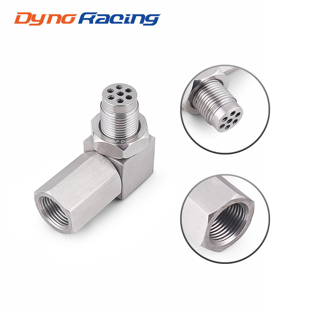 M18 * 1.5 O2 cảm biến oxy Extender 90 độ 02 bung mở rộng xúc tác chuyển đổi O2 cảm biến oxy spacer