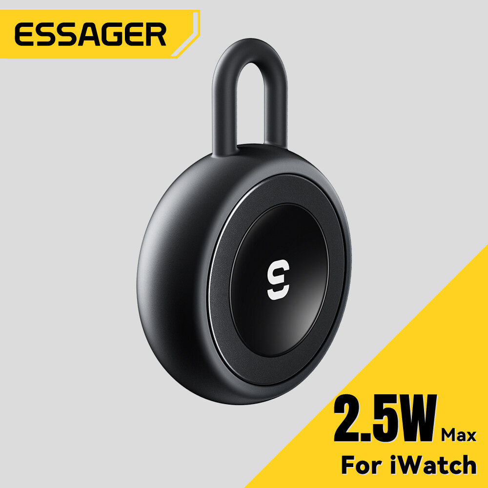 Essager 2.5W Apple Đồng Hồ Sạc Không Dây Nhanh Chóng Sạc loại di động C thiết bị sạc Không Dây Cho I