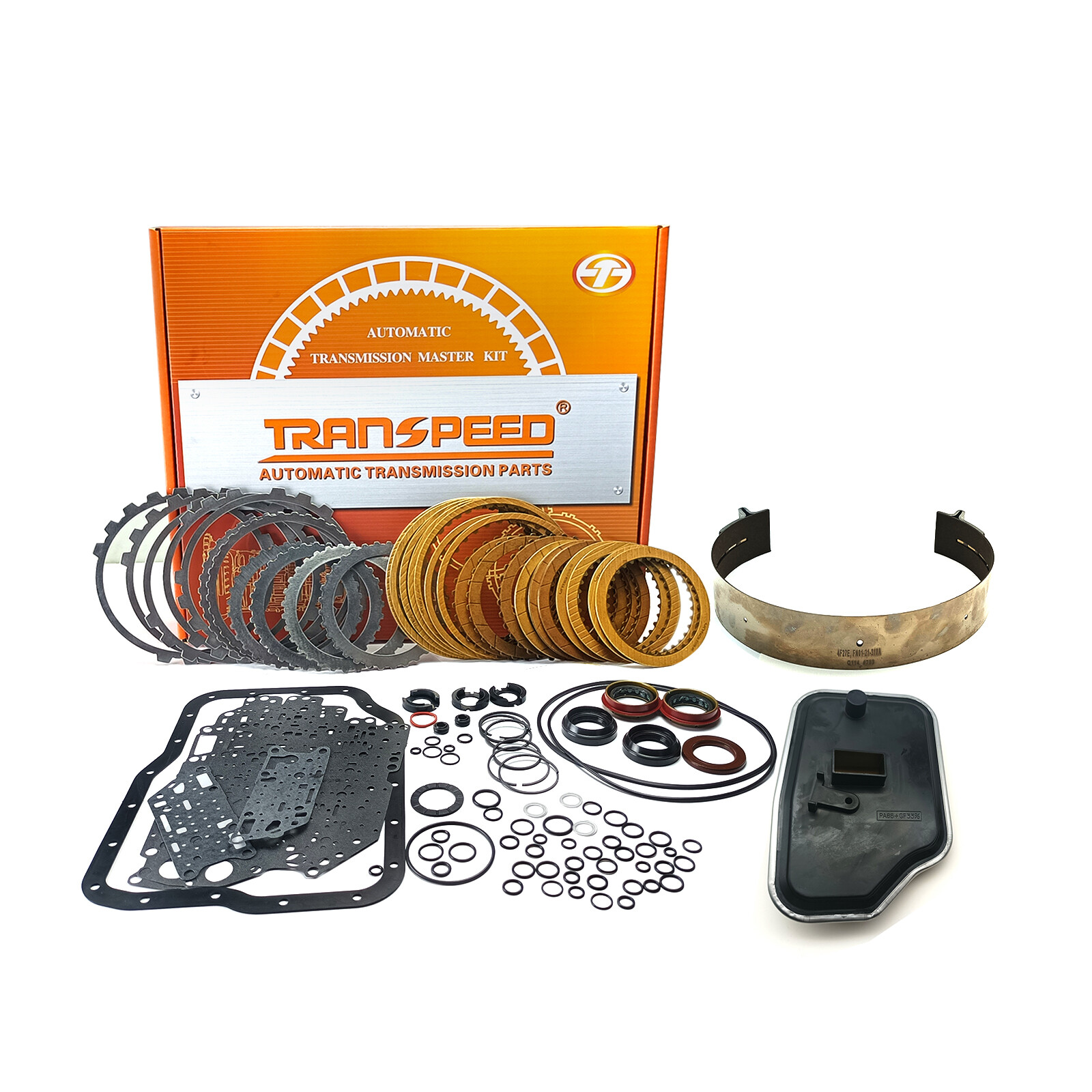 TRANSPEED 4F27E FN4A-EL Auto Transmission Master Rebuild Kit with Filter and Brake Band for Ford Mazda3 mazda6 FORD car accessories ราคา 1,718 บาท*ส่งฟรี