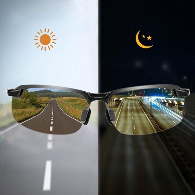 [New polarized light polarized sunglasses sunglasses suitable for day and night driving/driving,全新偏振光致变色太阳镜，适用于日间和夜间驾驶/夜视,New polarized light polarized sunglasses sunglasses suitable for day and night driving/driving,]