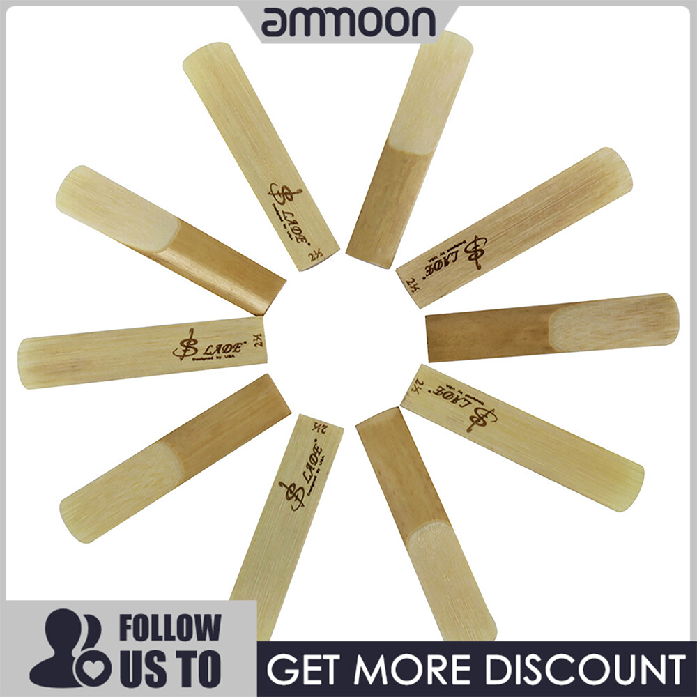 [ammoon]quà bí mật 【Ready Stock】Lấy Cạn Nước Bb Tenor Saxophone Sax Tháp Mười Strength 2.5, 10 Cái/hộp