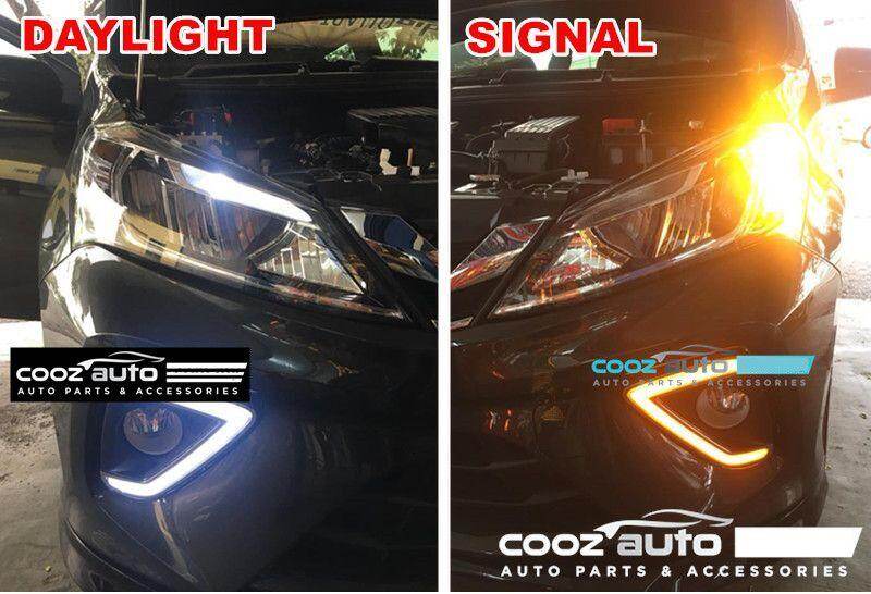 Perodua Myvi 2017 2021 Daylight Daytime Drl W Signal W Fog Lamp Cover Lazada