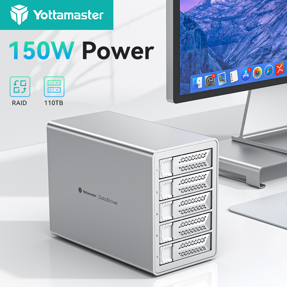 [Yottamaster USB3.0 Raid 2/4/3.5 "5Gbps hard disk docking station 150W with cooling fan for Apple devices Das Studio Series,Yottamaster USB3.0 Raid 2/4/3.5 "5Gbps hard disk docking station 150W with cooling fan for Apple devices Das Studio Series,Yottamas ราคา 5,849 บาท*ส่งฟรี