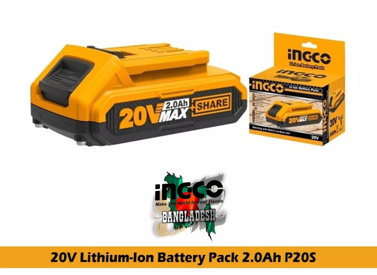 Lithium-ion Battery Pack 20v Ingco fbli20011