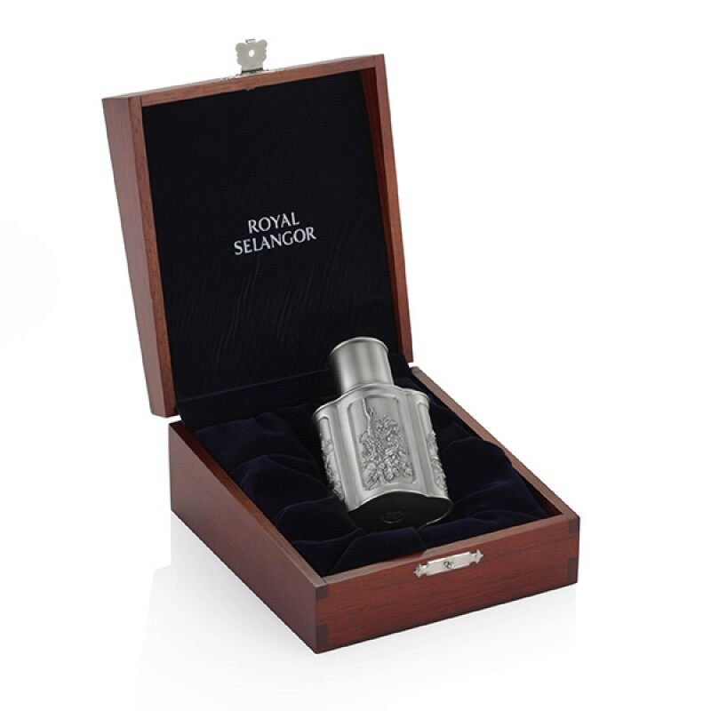 Gambar Royal Selangor Four Seasons Collection Pewter Airtight Tea   Coffee Caddy (XS) in Wooden Gift Box Gift