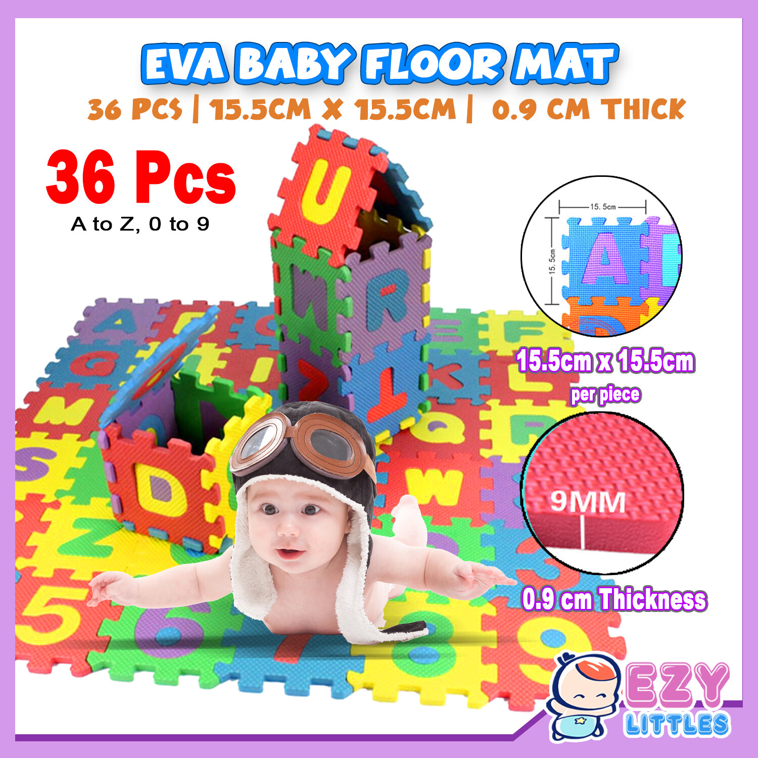 Alphabet puzzle best sale baby floor mat