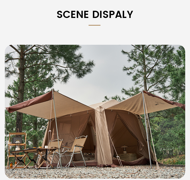 MOBI GARDEN Camping Instant Tent Automatic Tent Large Space Waterproof Picnic Outdoor · v49