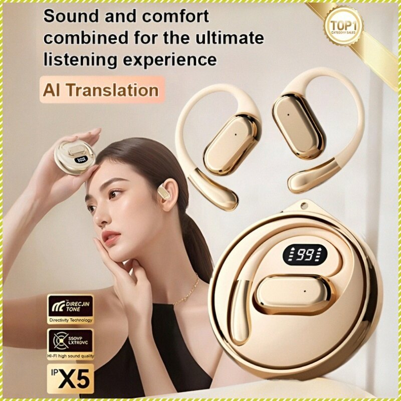 Wireless Headset Magnetic Bluetooth Headset Built-in Ultra-long Battery Life Balanced Restoration
