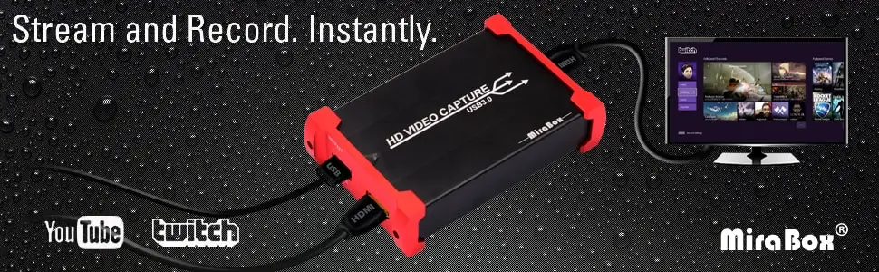 Mirabox Usb 3 0 Hdmi Game Capture Card For Youtube Twitch Live Streaming Hd Video Capture Card Device For Ps3 Ps4 Xbox 360 Lazada Ph