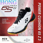 Yonex Power Cushion 65Z3 White Red Badminton Shoes