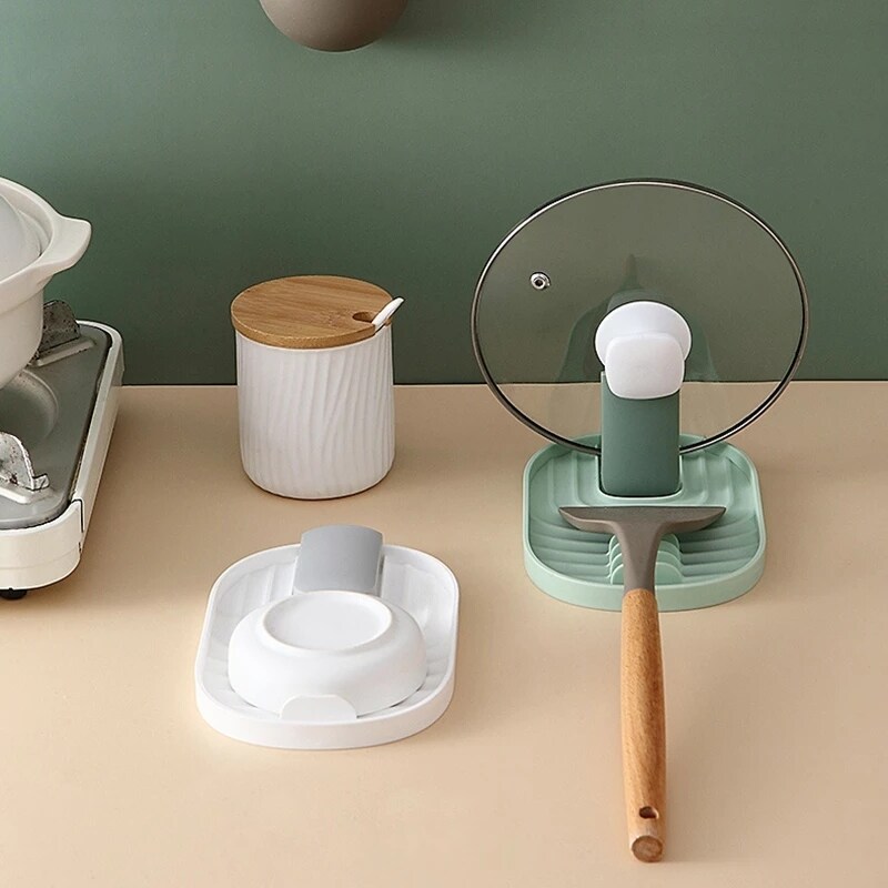 Gambar Multifunctional Shelf Kitchen Cooking Tools Kitchen Spoon Rack Heat Resistant Storage Rack Kitchen Accessories storage shelf