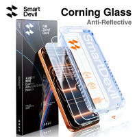 SmartDevil ฟิล์มกระจกเทมเปอร์กันฝุ่นกันฝุ่นแบบใสสำหรับ iPhone 17 Pro Max iPhone 17 Pro iPhone Air iPhone 16 Pro Max 16 Plus iPhone 15 Pro Max 14 Pro Max 13 Pro Max 12 Pro Max 17e 16e ปกป้องหน้าจอป้องกันความเป็นส่วนตัวพร้อมเครื่องมือติดตั้งง่าย
