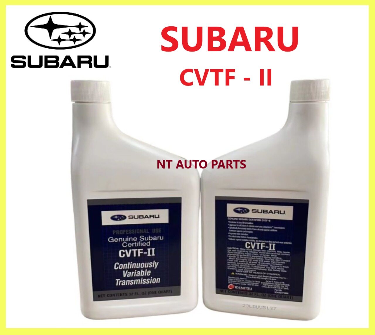 Subaru ExtraS 75W90 High Performance Gear Lube, 50 OFF
