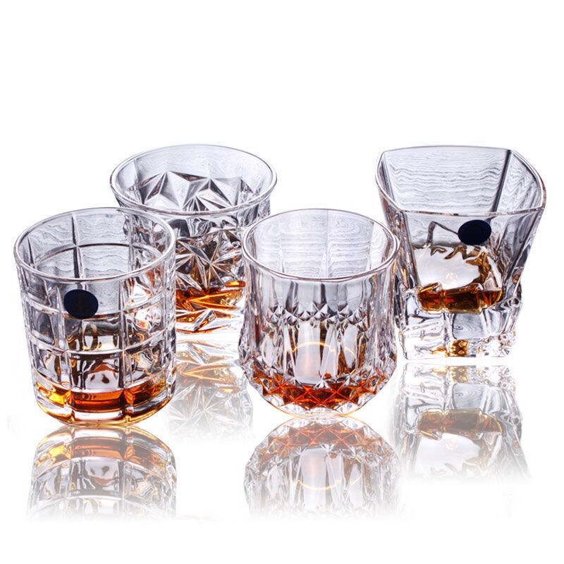 Gambar high quality Classical crystal whiskey glass the glass cup to drink brandy glass cup barware beer