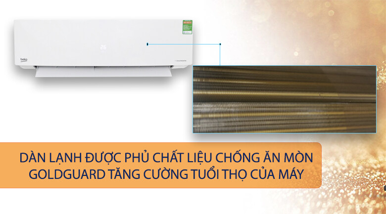 Goldguard - Máy lạnh Beko Inverter 1 HP RSVC10BV