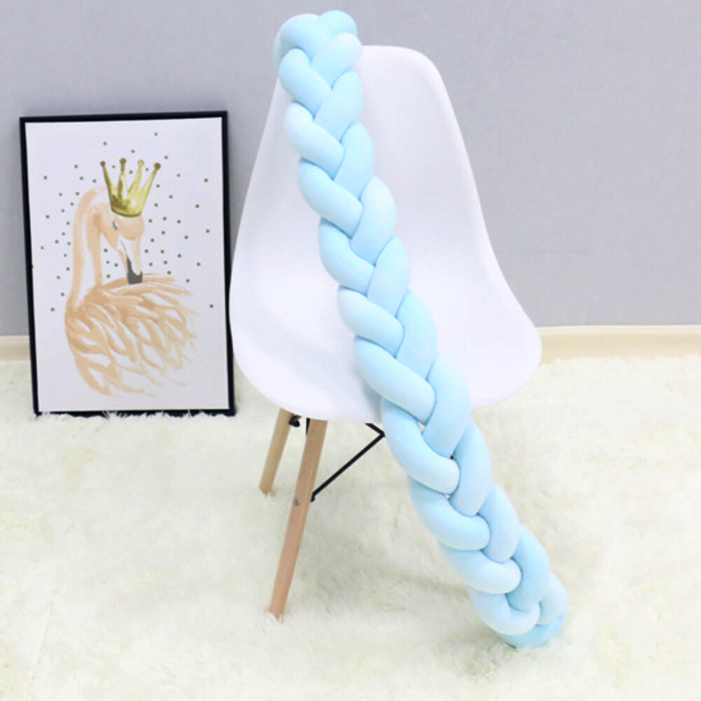 1M Cũi Trẻ Sơ Sinh Miếng Đệm Chắn Thắt Nút Bện Sang Trọng Cái Nôi Trang Trí Nội Thất Giường Gấp Cho Bé Sơ Sinh Sang Trọng Một Cách An Toàn Phụ Kiện Bảo Vệ 1 1 1