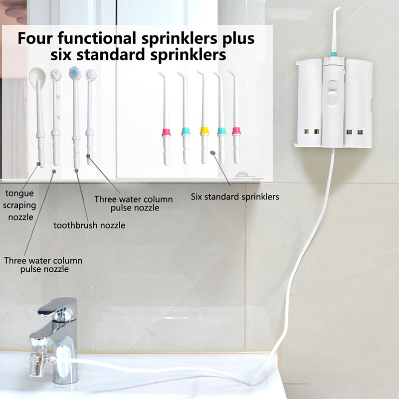 Gambar Dental SPA Faucet Oral Irrigator Water Jet Toothbrush Floss Dental Flosser