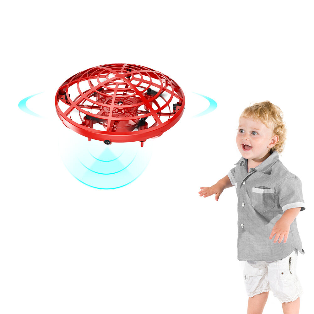 deerc mini 360 xoay tự động cảm biến bay lượn ufo đồ chơi bay cho trẻ em quà tặng tay điều khiển cử chỉ máy bay bay cảm ứng điều khiển bằng tay bốn trục led đồ chơi bóng bay cho bé trai và bé gái 16