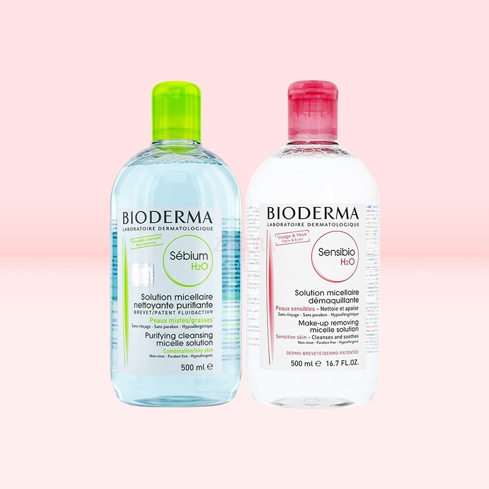 Bioderma Nước tẩy trang 500ml - Bioderma Nước tẩy trang trang điểm nước Remover 500ml/Bioderma làm s