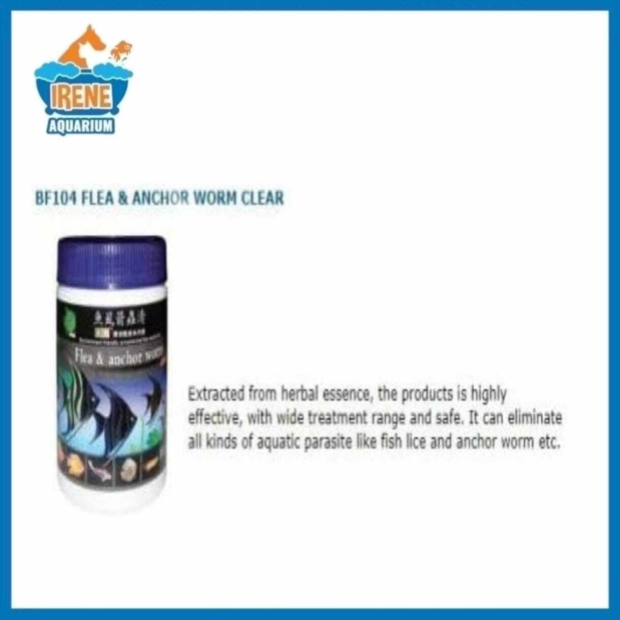 Big Fish Flea Anchor Worm Clear 200gm Anchor Worms Anchor Worm