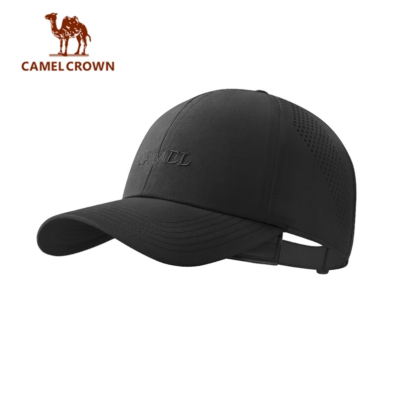 CAMEL CROWN Outdoor Baseball Cap Hundreds Of Match Sunshade Sun Hat Appear Face Small Leisure Duck Tongue Cap Big Head Round Hat ราคา 203 บาท*ส่งฟรี