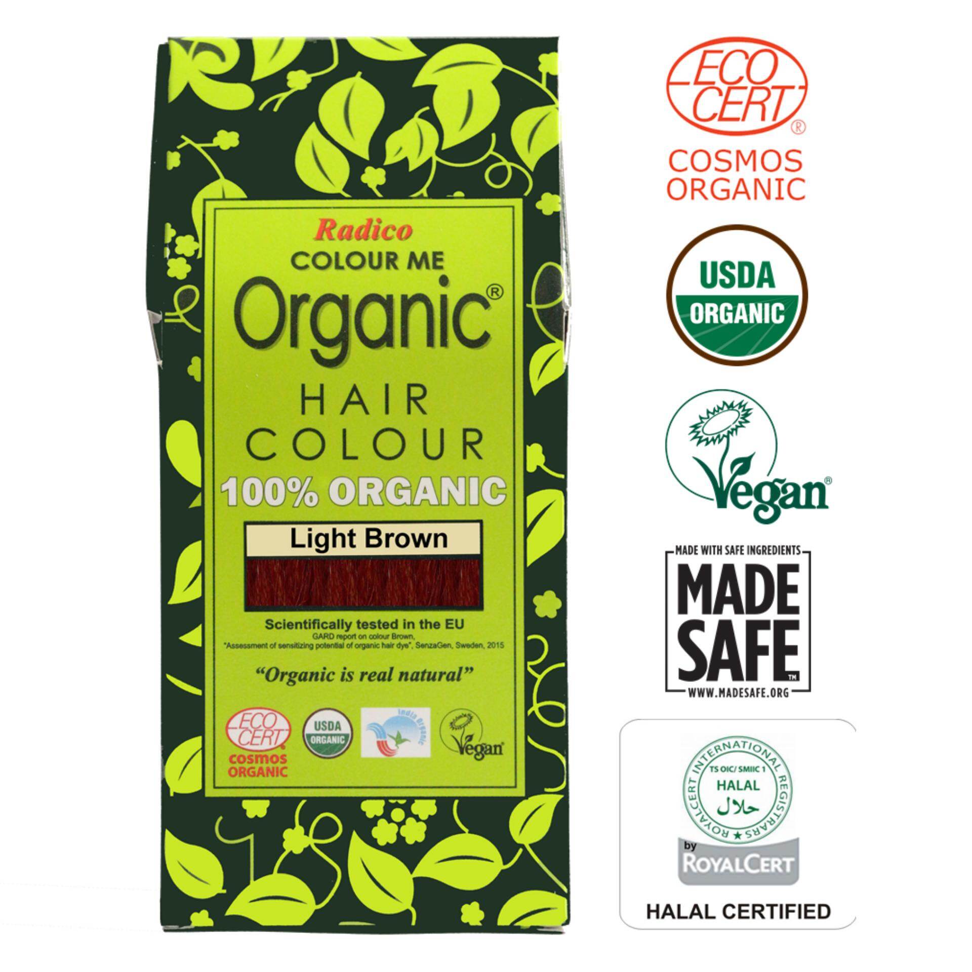 Gambar RADICO 100% ORGANIC HAIR COLOUR ( LIGHT BROWN )