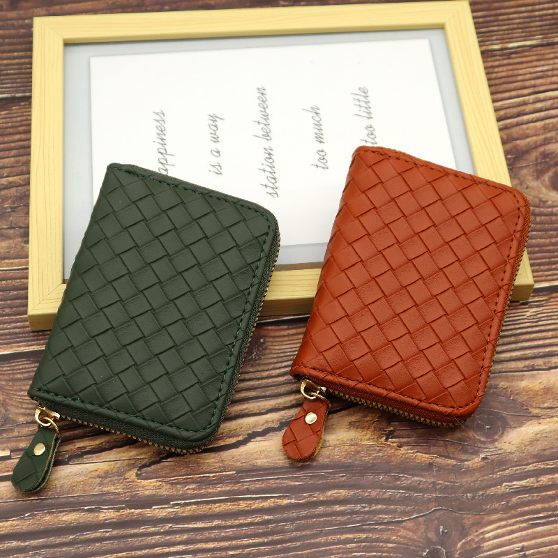 0401~LOVE Patent Faux Leather Wallet with Golden Logo