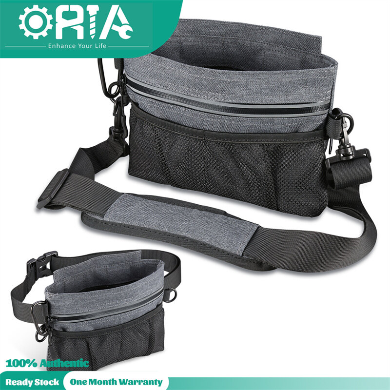 ORIA Túi Đựng Đồ Cho Chó Túi Đi Dạo Thú Cưng Xách Tay Túi Đeo Hông, Túi Đưa Thư, Túi Đeo Vai Để Huấn Luyện Với Đai Thắt Lưng Có Thể Điều Chỉnh Đai Đeo Vai Túi Bên Trong Có Thể Tháo Rời Vải Oxford