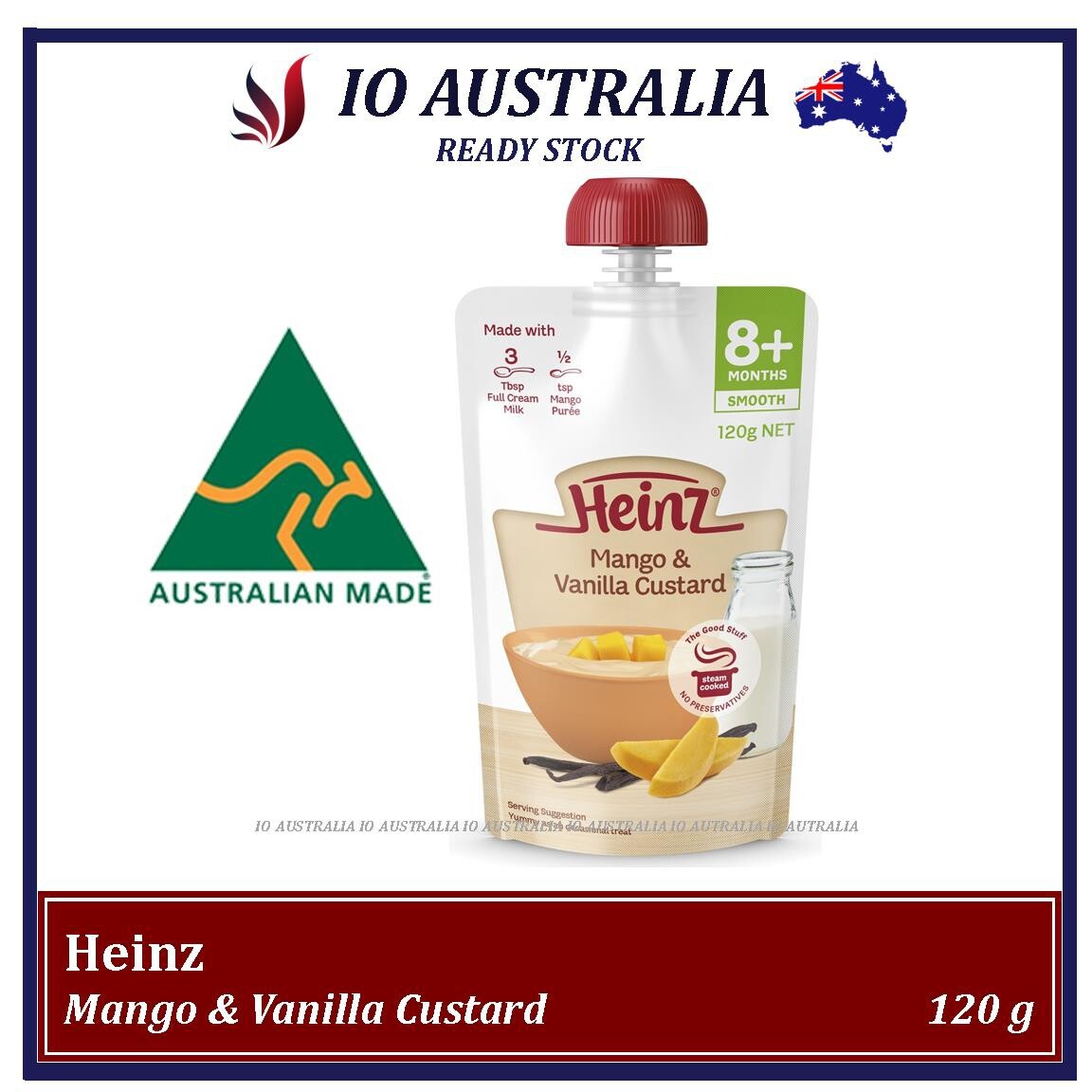 heinz vanilla custard baby food
