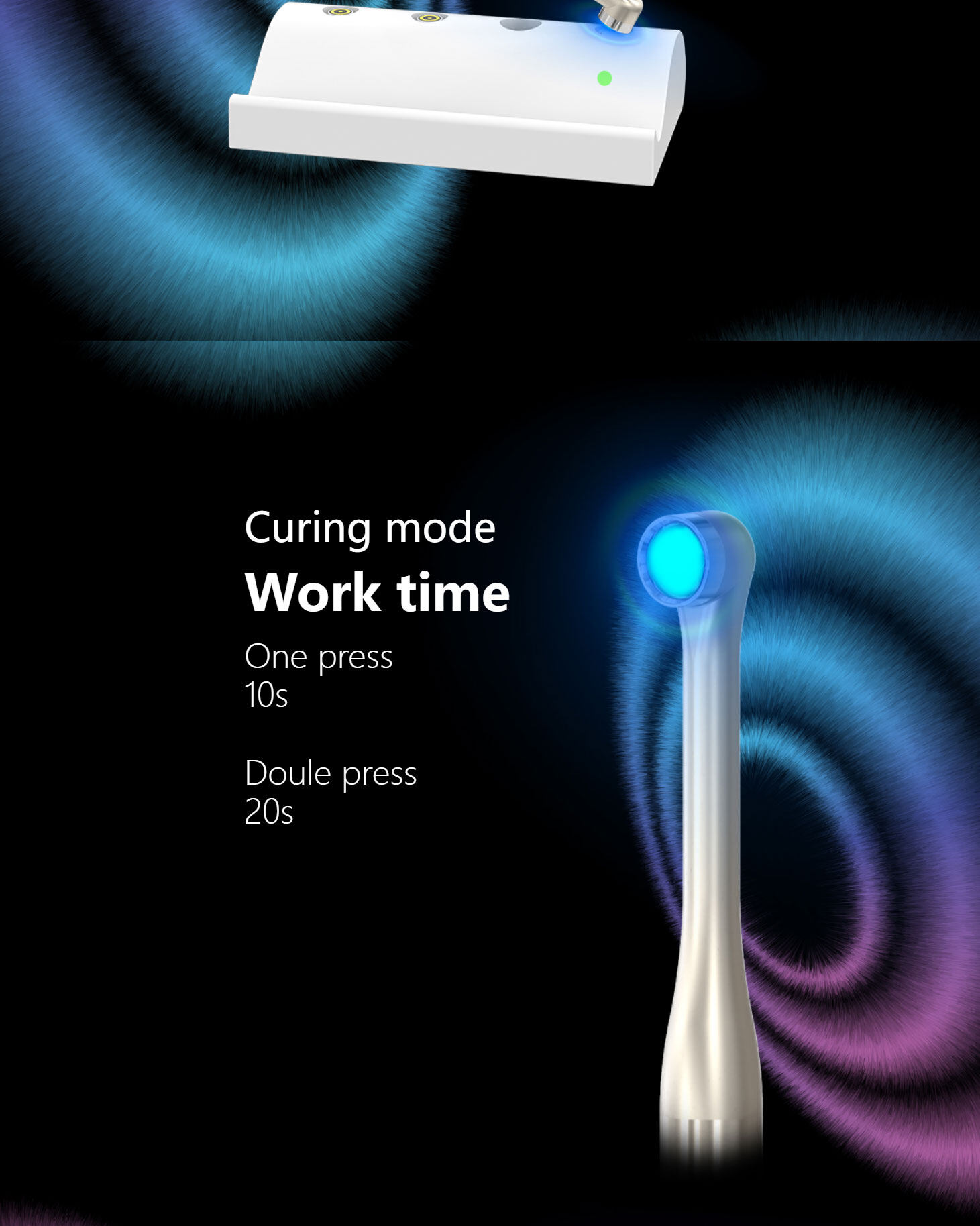 TOSOCO COXO DB686 NANO Dental Curing Light Wireless Led Dental Lights