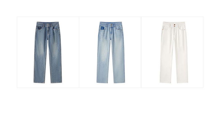 Pantalon Semir Jeans Cool Sense Of Straight pour femmes, style Hong Kong, nouveau petit pantalon de neuf minutes, été 2024