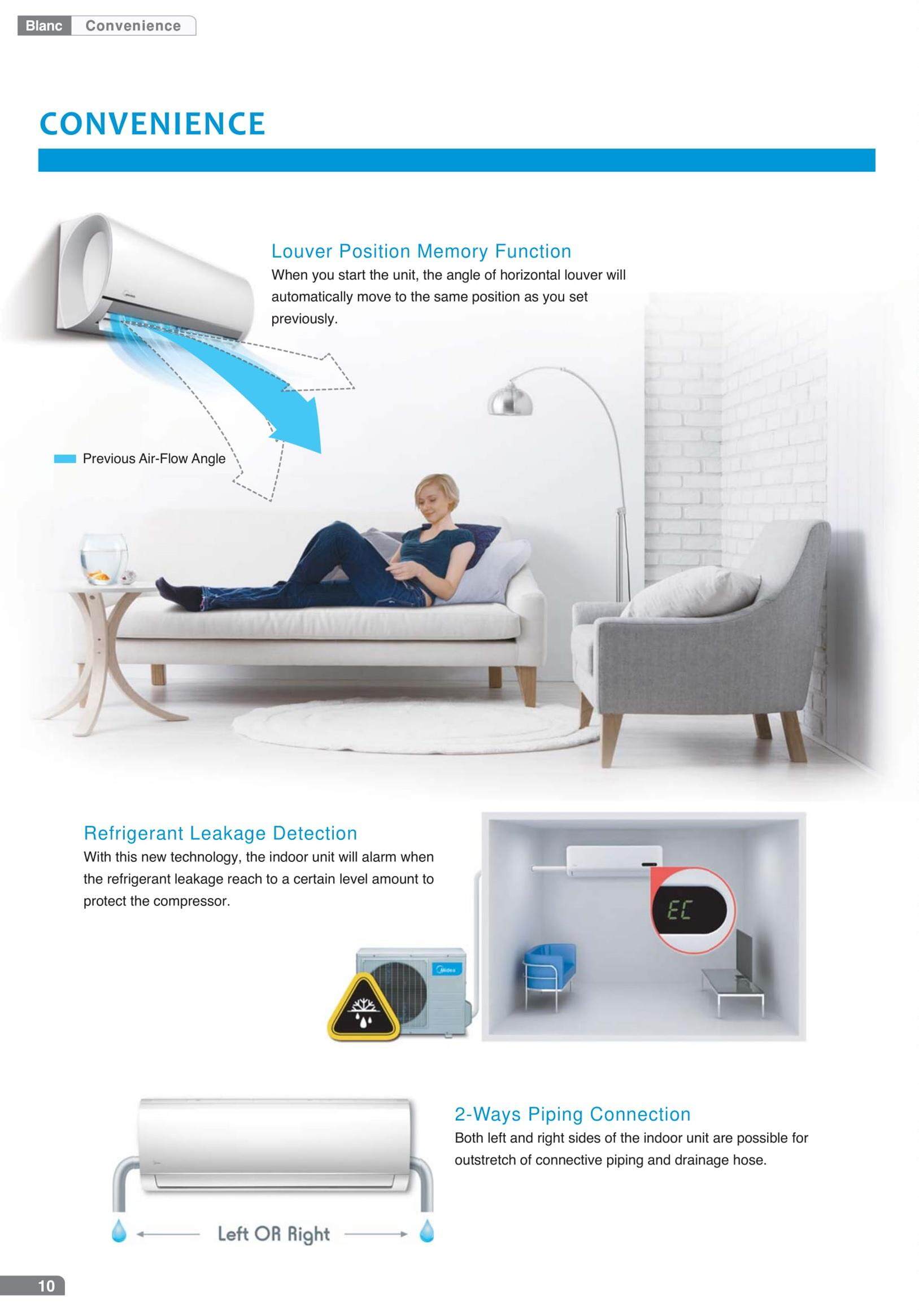 Midea 1.5HP R410A Inverter Ionizer Air Conditioner MSMA12CRDN1 Seng Huat