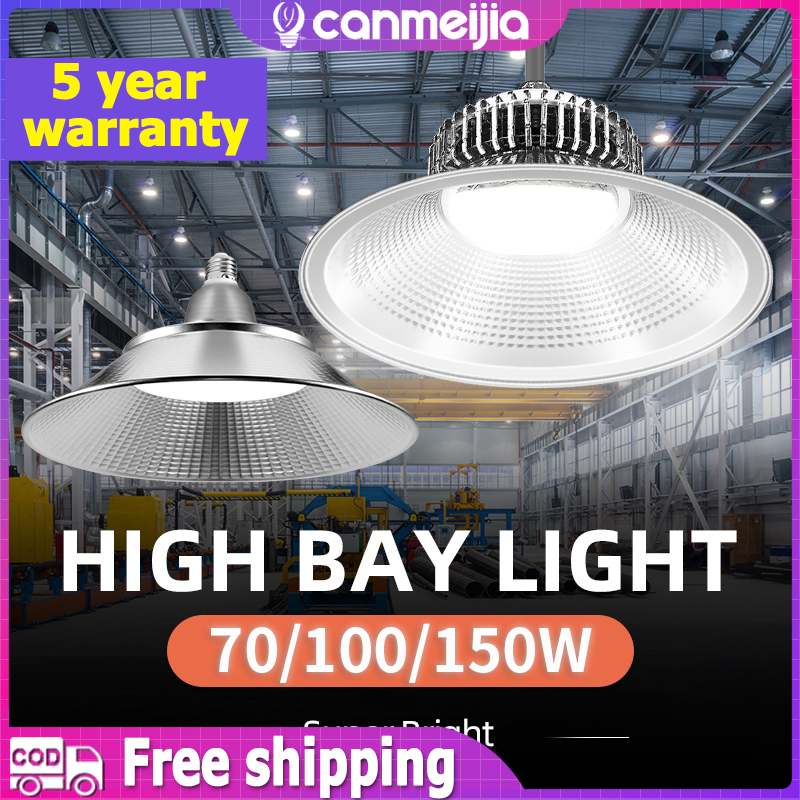 Cao Bay Đèn Led 100W 150W 200W công suất cao Công Nghiệp đèn chiếu sáng đèn trần Siêu Sáng Kho đèn chiếu sáng đèn trần Ánh Sáng Ban Ánh Sáng Đèn Gudang