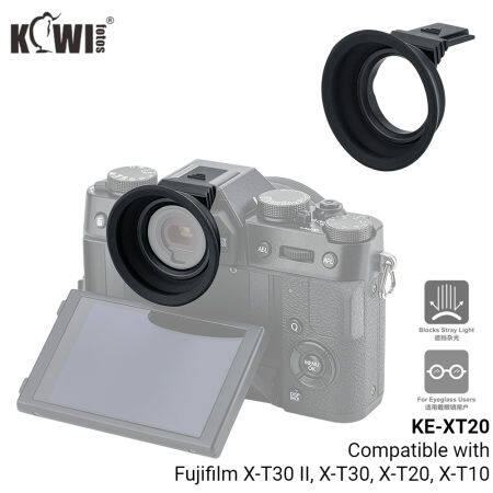 Soft Silicone Viewfinder Protector for Fuji X-T30 Camera