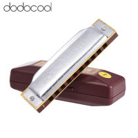 dodocool Suzuki 1072-Key of C/A/B/E/F Folkmaster Standard 10-Hole Diatonic Harmonica Key of A 20 Tone for Beginner Student