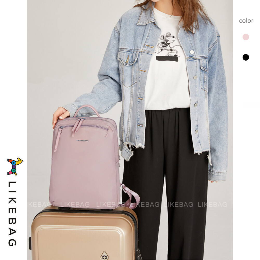 LIKEBAG Business Nylon Travel Waterproof Sports Backpack Large Capacity Multifunctional Unisex Laptop Backpack ราคา 1,255 บาท*ส่งฟรี