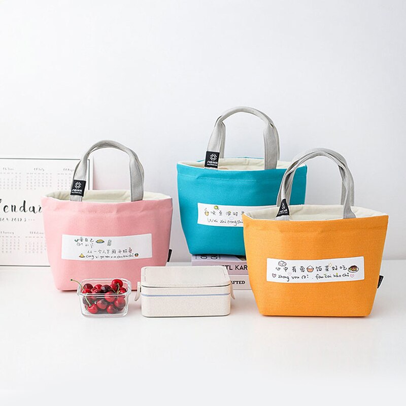 Gambar Thickened Aluminum Foil Lunch Bag Women Portable Food Thermal Package Child Camping Hiking Picnic Cooler Pouch Accessories Items