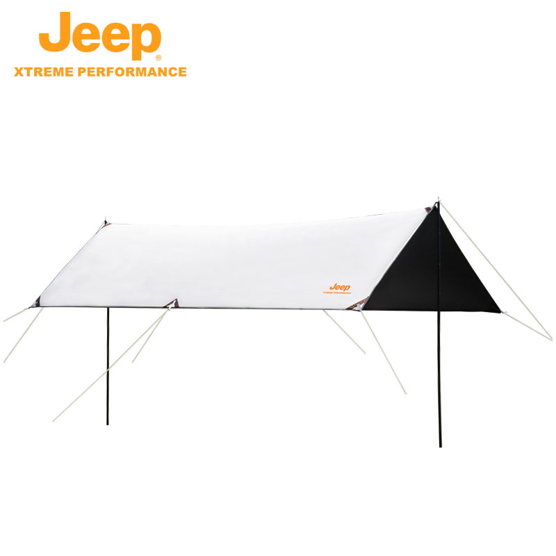 Jeep Camping Tarp Sun Shelter Canopy Black Coating Flysheet Anti UV Waterproof Large Space Camping Tarp Outdoor Tent Sunscreen Beach Canopy 3000+ Waterproof Awning ราคา 2,170 บาท*ส่งฟรี