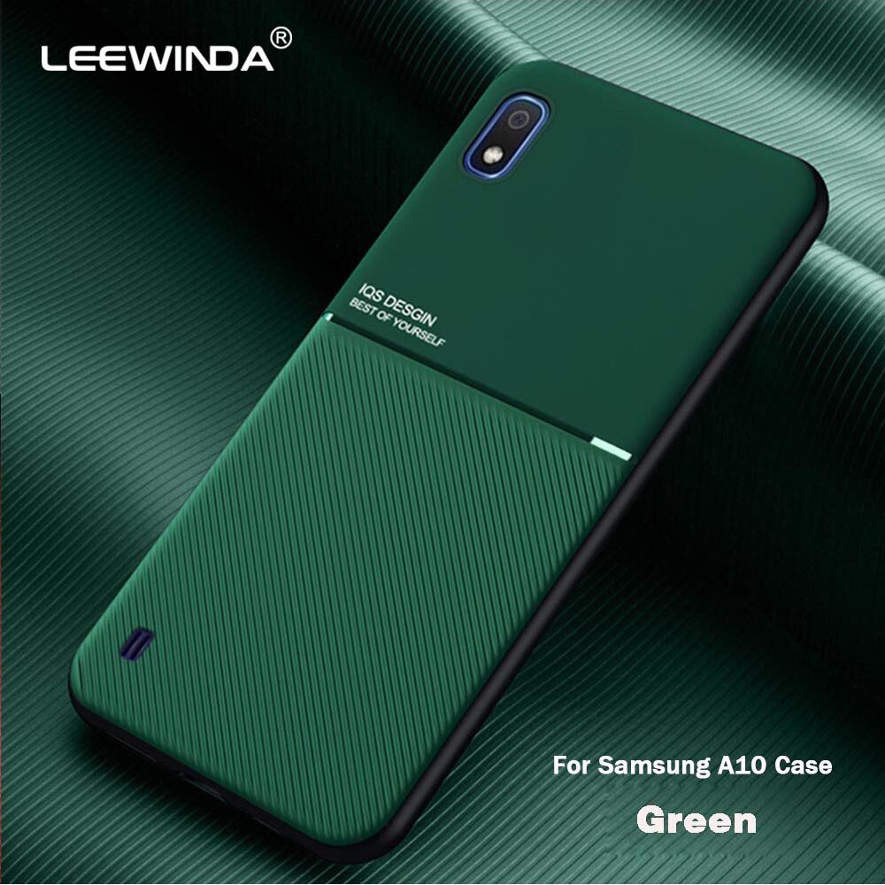 Ốp điện thoại cho samsung galaxy a10, vỏ từ tính ốp lưng chống sốc siêu mỏng vải chéo hỗ trợ xe hơi