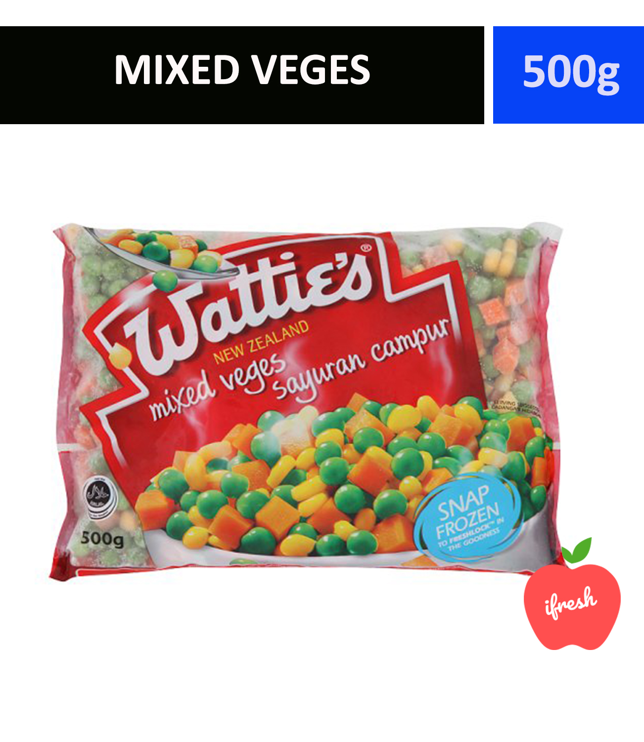 Ifresh Wattie S Mixed Veges 500g Frozen Lazada