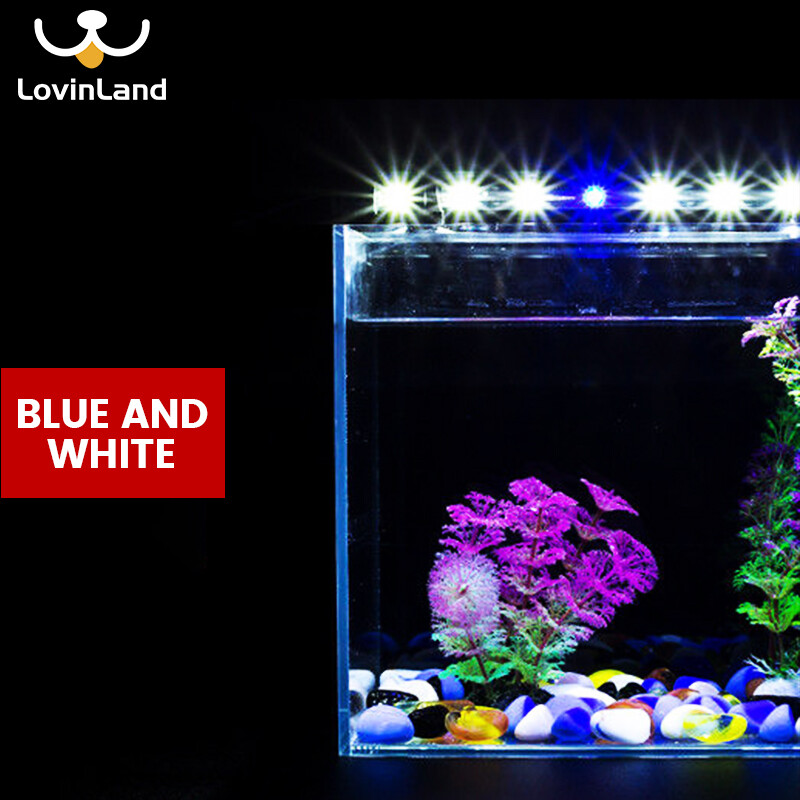 (Kích Thước: 16.5Cm/3.5W/Màu Xanh Dương) Đèn Bể Cá Đèn Bể Cá Chiếu Sáng Lội Nước Đèn LED Bể Cá Cây Thủy Sinh Đèn Led Lặn Bể Cá Đèn Chống Nước